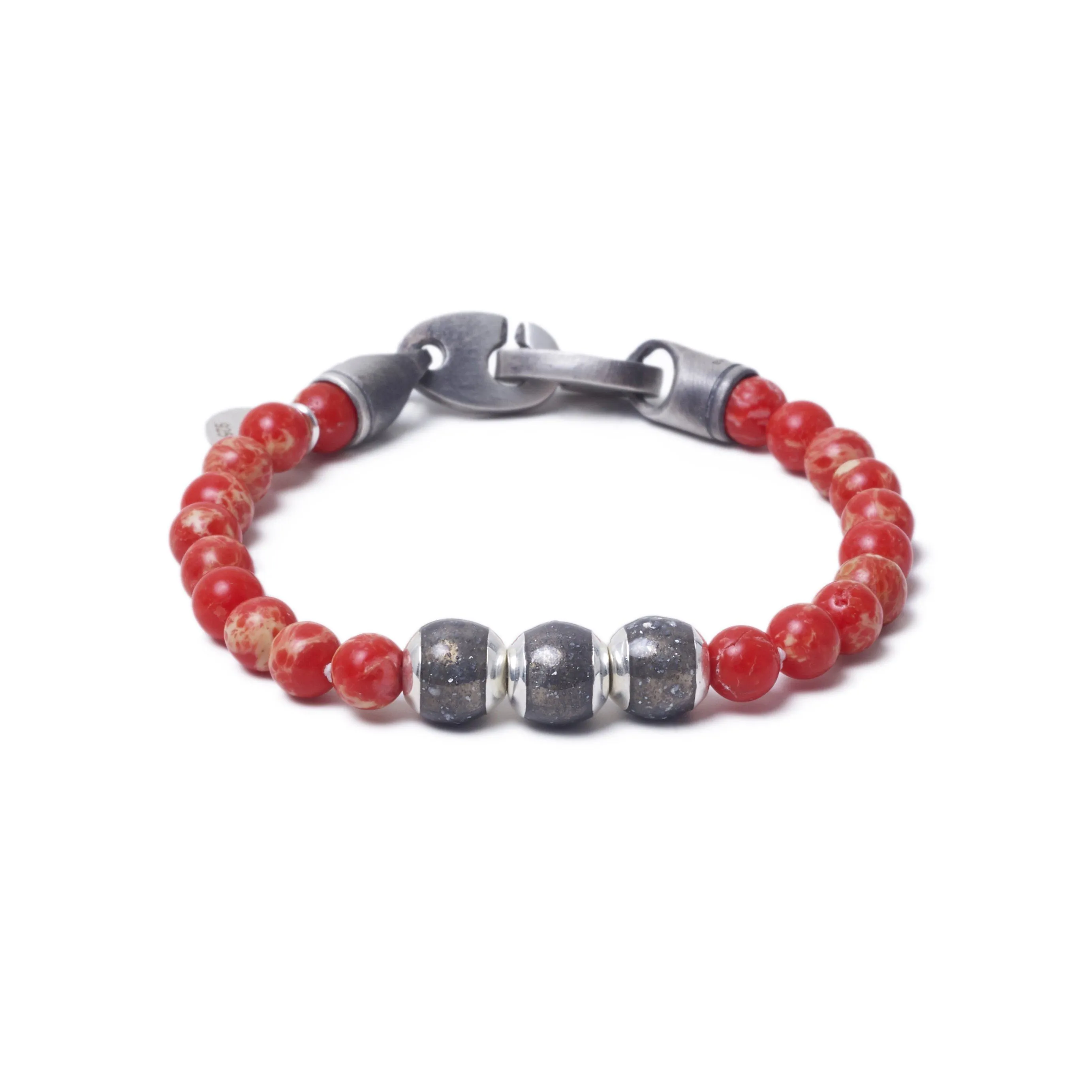 Red Sea Jasper, Three Everence Beads