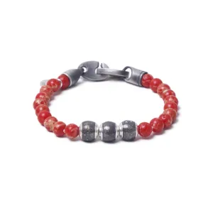 Red Sea Jasper, Three Everence Beads