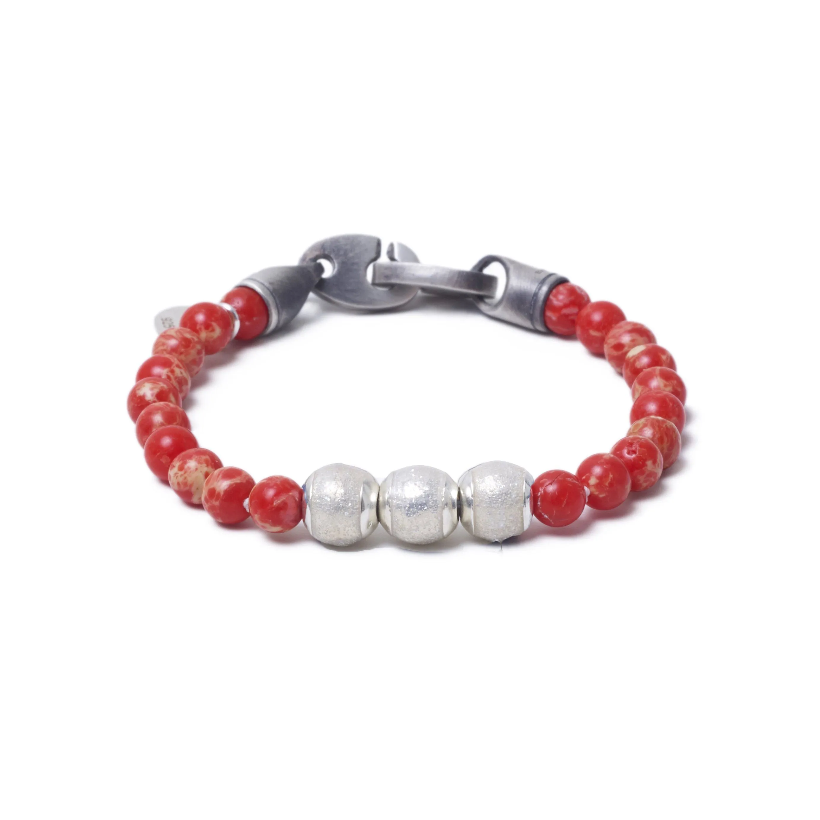 Red Sea Jasper, Three Everence Beads