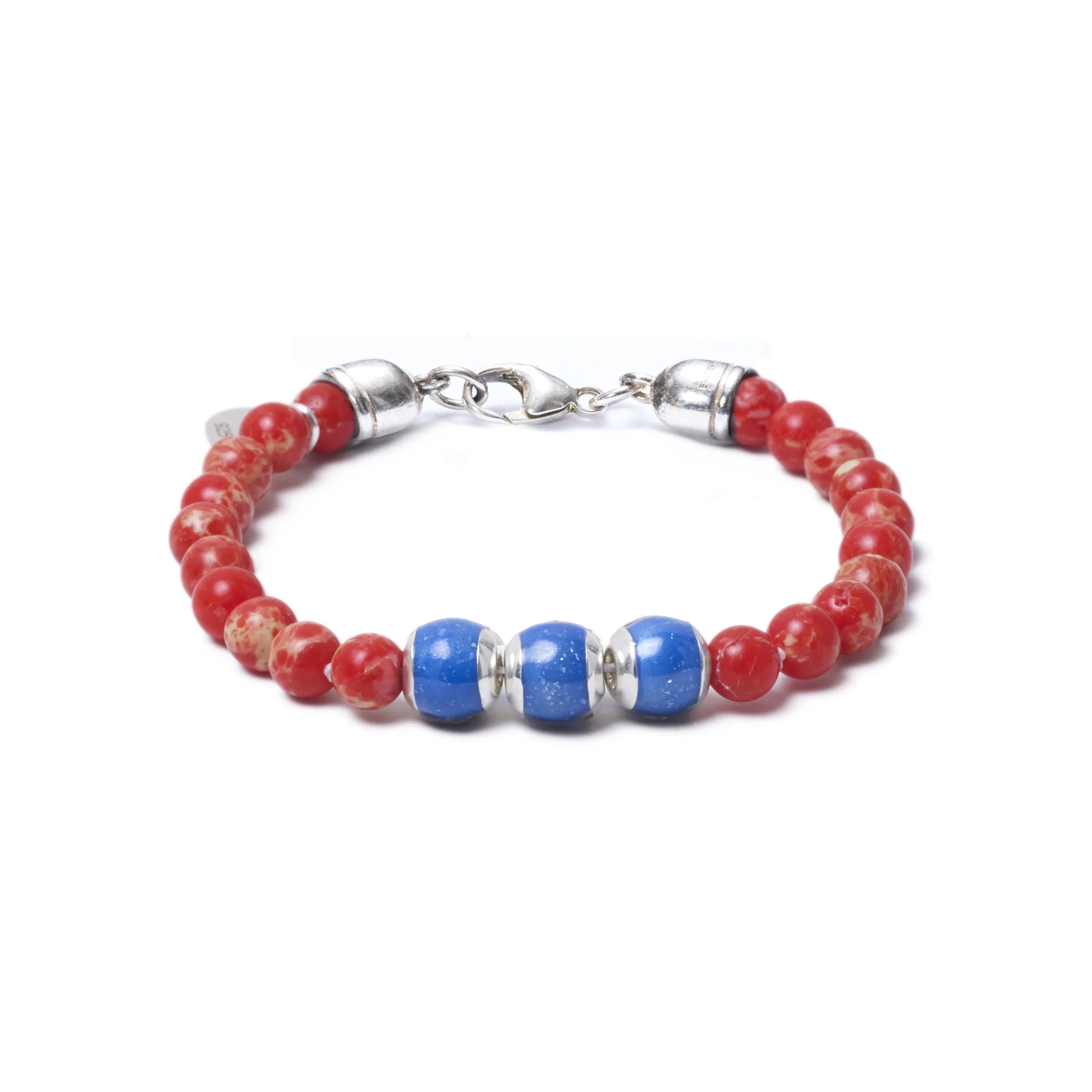 Red Sea Jasper, Three Everence Beads