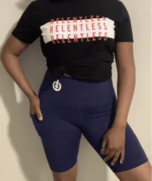 Relentless Biker Short | Blue