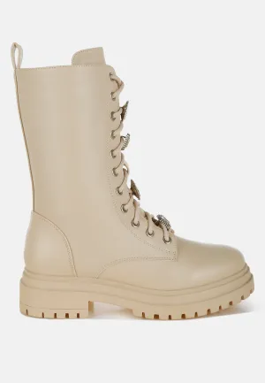 Rhinestone jewelled Chunky Boots By RAG