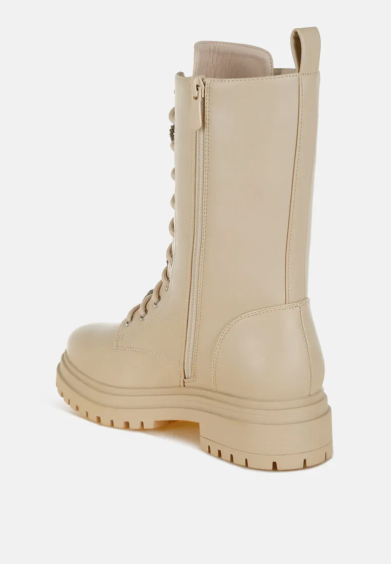 Rhinestone jewelled Chunky Boots By RAG