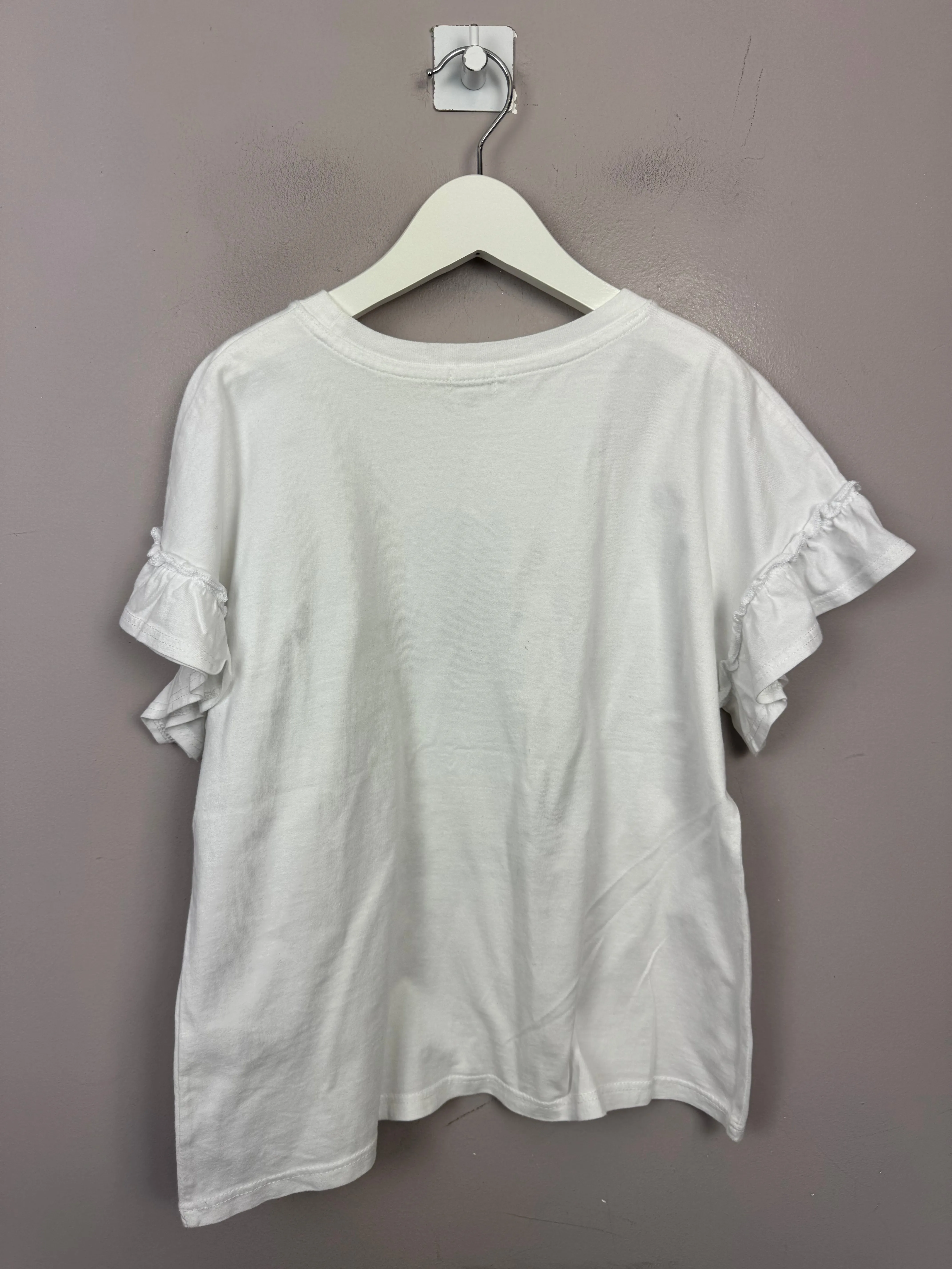River Island White Perfume Bottle T-shirt 9-10y