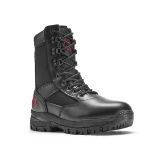 ROCKROOSTER Vega 8 inch Black Action leather Soft Toe Tactical Police Boots Boots AB2663