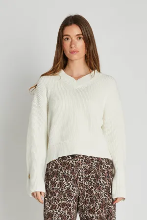 Romilla striktrøje - Star white