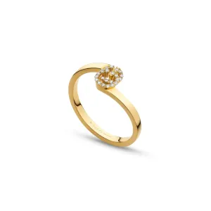 Running Gg Diam Stack Ring