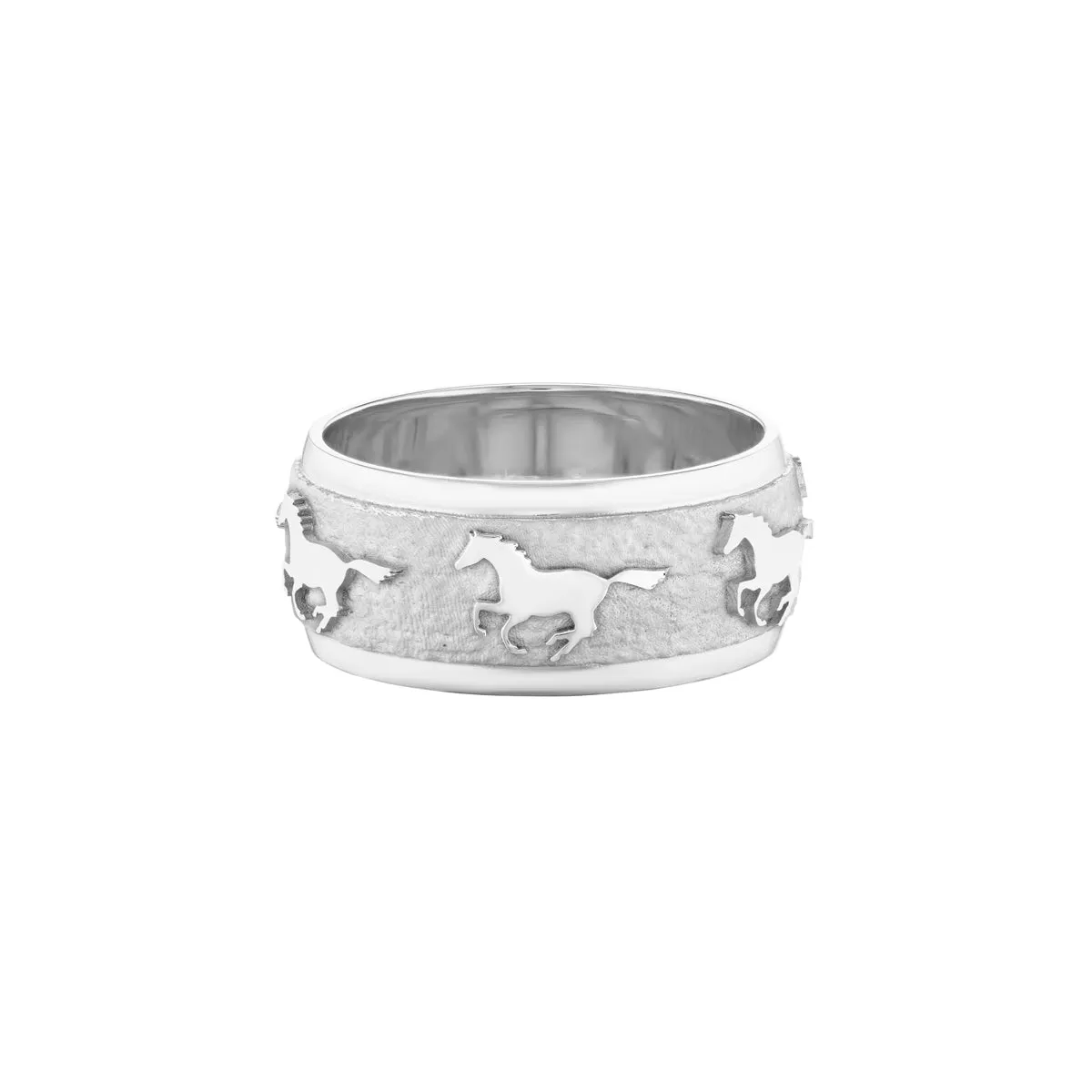 Running Horse Ring (All Metal)