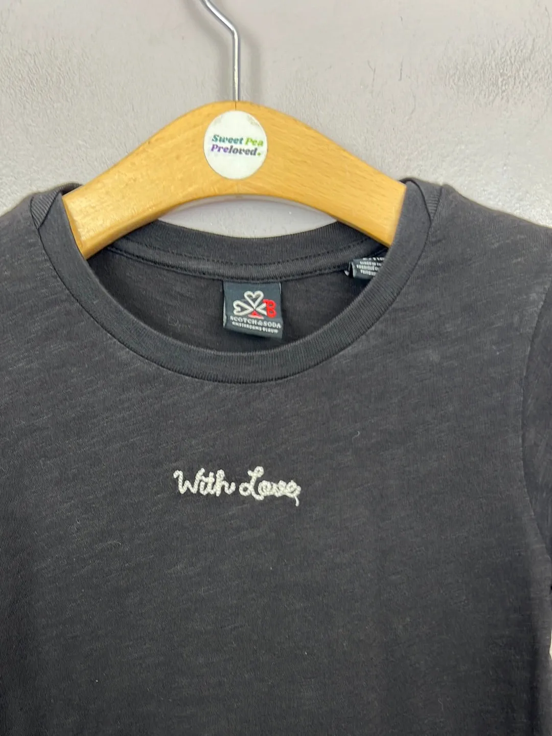 Scotch & Soda Black With Love T-shirt 6y