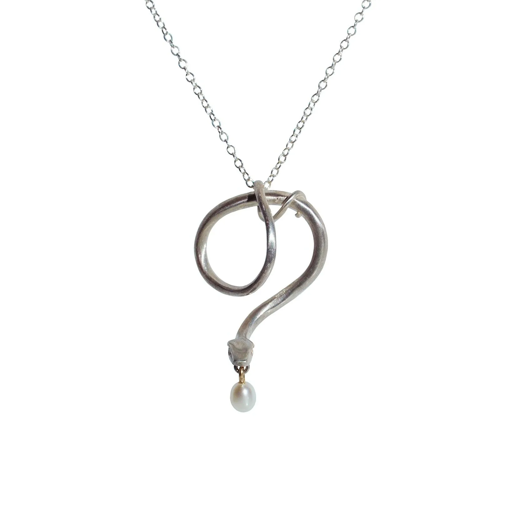 Serpent and Pearl Necklace
