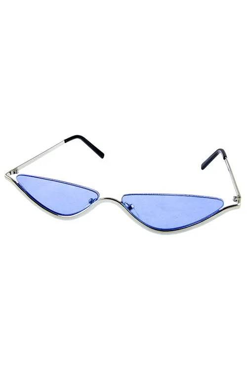 Slim Bottom Rim Sunglasses