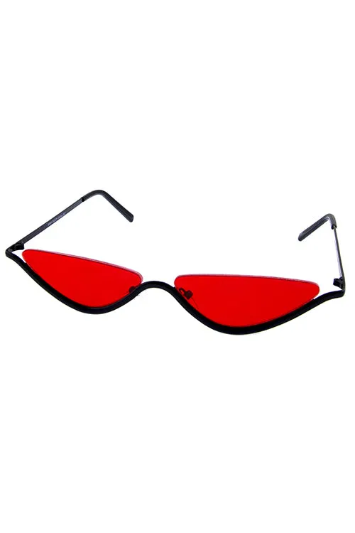 Slim Bottom Rim Sunglasses