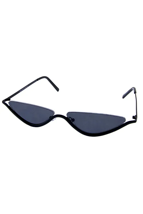 Slim Bottom Rim Sunglasses