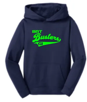 Sport-Tek Sport-Wick® Fleece Hooded Pullover with Logo - Bat Busters