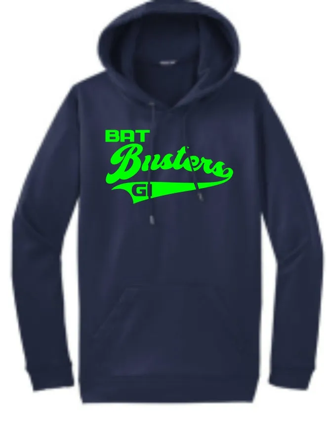 Sport-Tek Sport-Wick® Fleece Hooded Pullover with Logo - Bat Busters