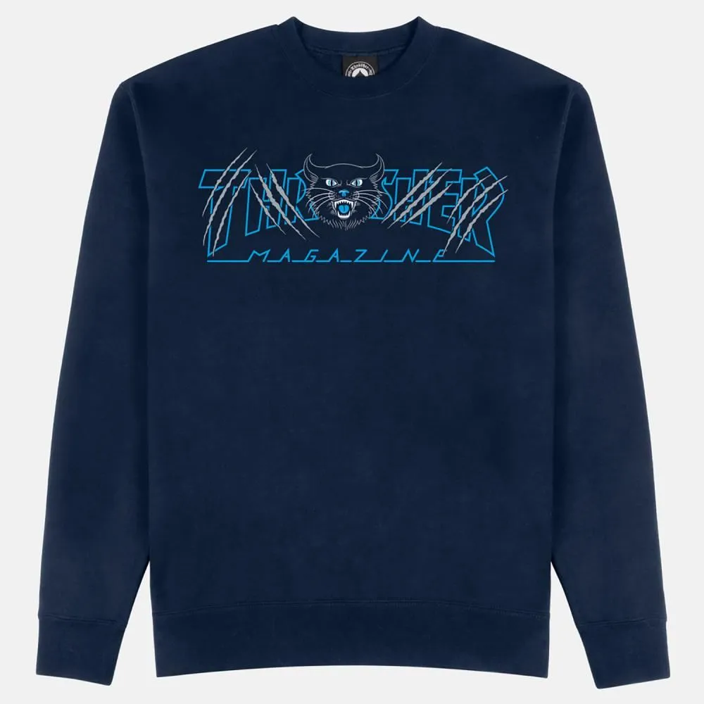 Thrasher Crew Gato - Navy