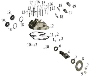 Trail 400 Camshaft Assembly