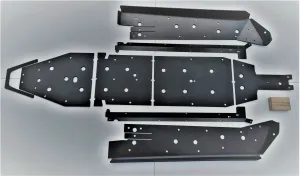 Trail Armor Polaris Turbo R 4 Full Skids with Standard or Trimmed Sliders