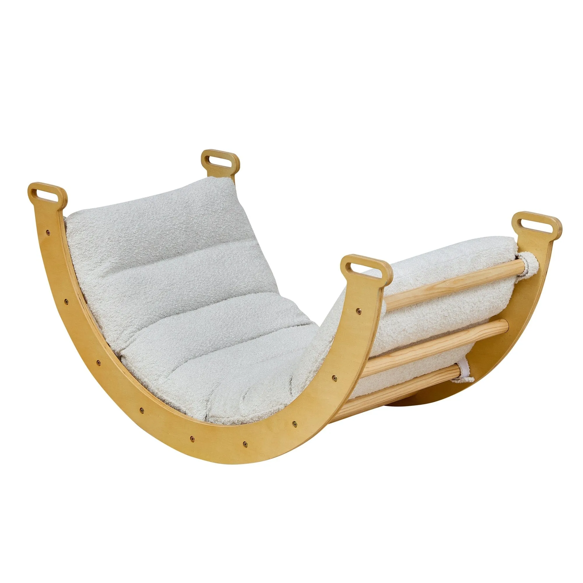 Tutti Bambini Scala Montessori Pikler Rocking Frame Cushion - Boucle Natural