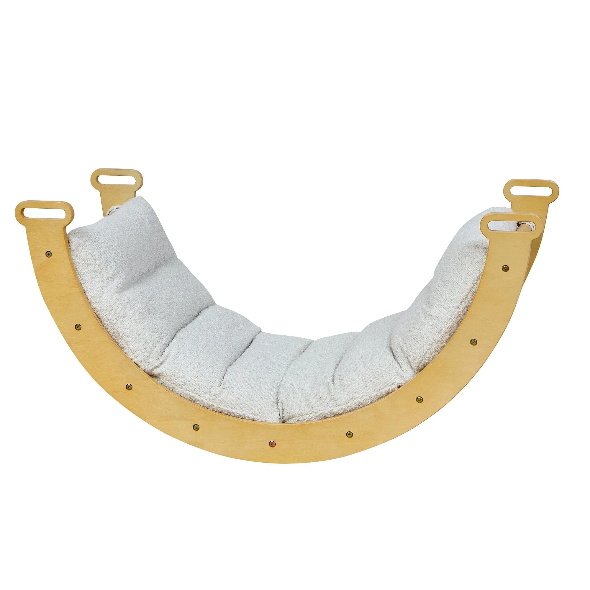 Tutti Bambini Scala Montessori Pikler Rocking Frame Cushion - Boucle Natural