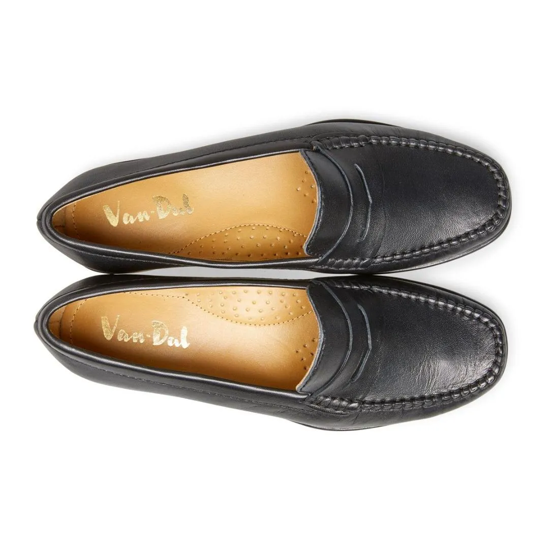 Van Dal Hampden Loafers - Black Leather