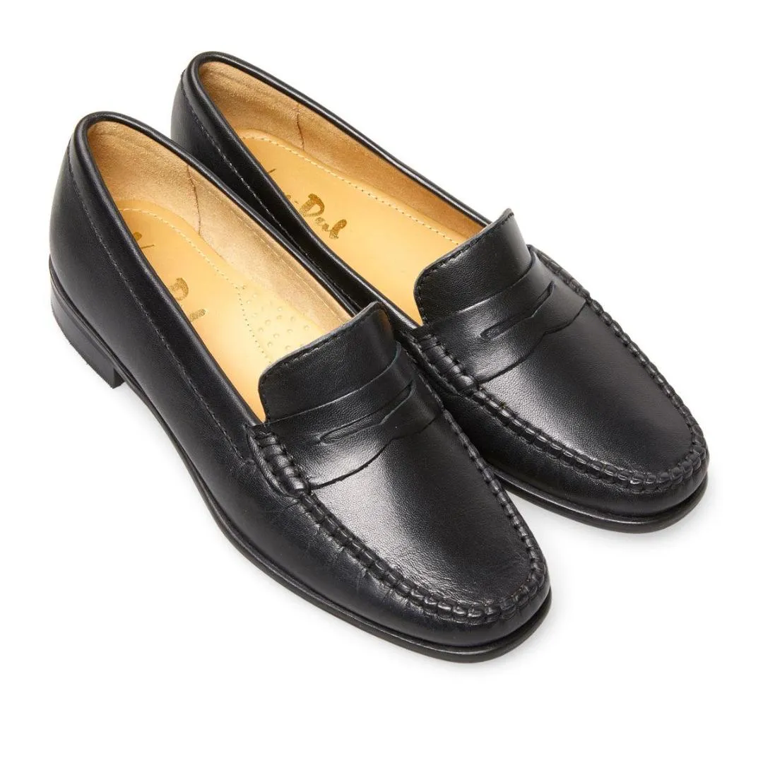 Van Dal Hampden Loafers - Black Leather