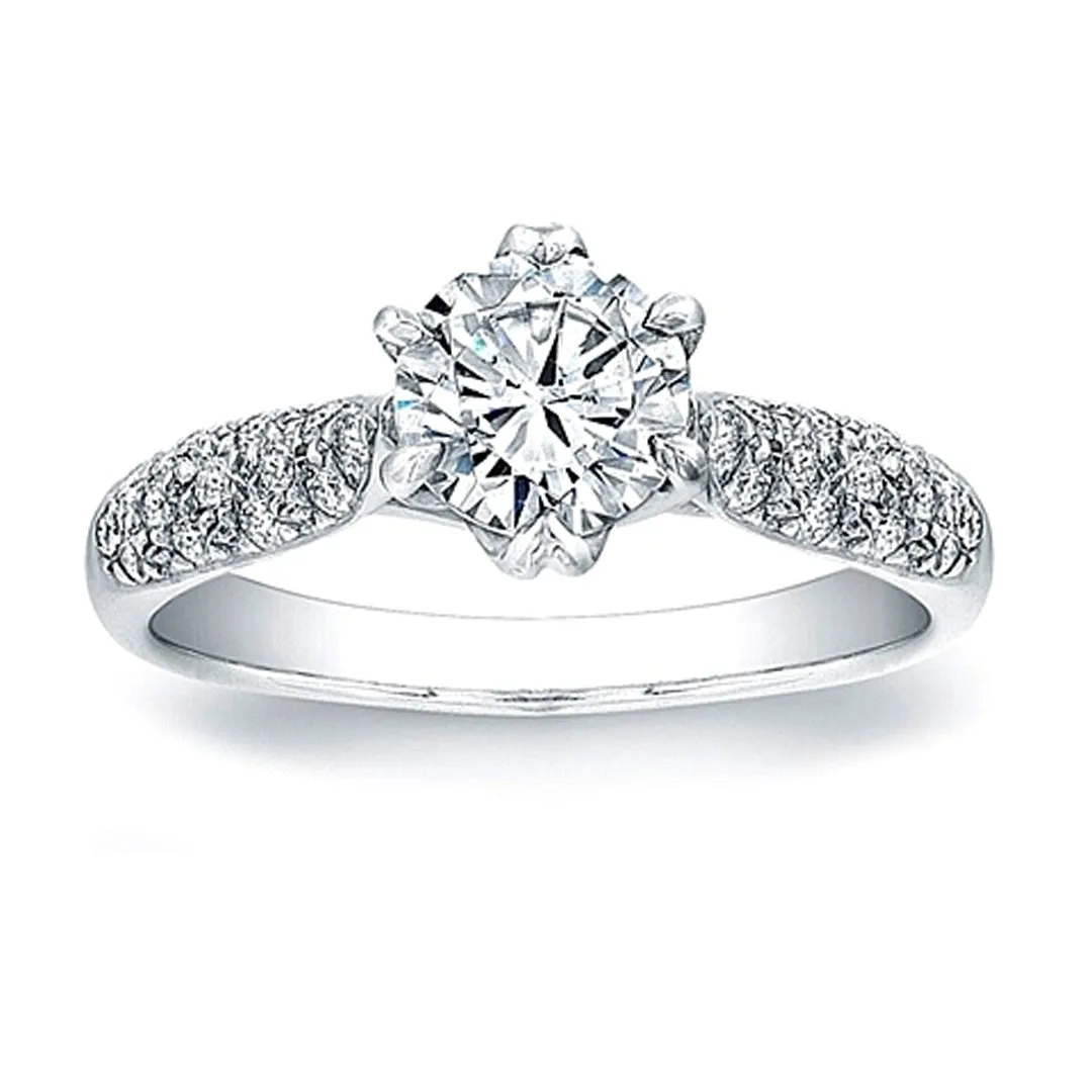 Vatche Pave-set Royal Crown Setting .20ct tw