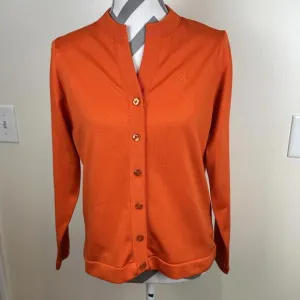 Vintage Givenchy Sport Orange Cardigan SIZE M