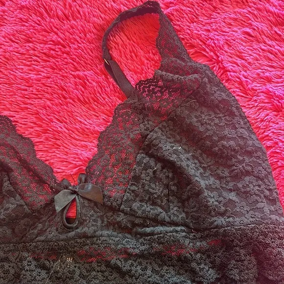 Vintage Victoria’s Secret black lace by sexy little things