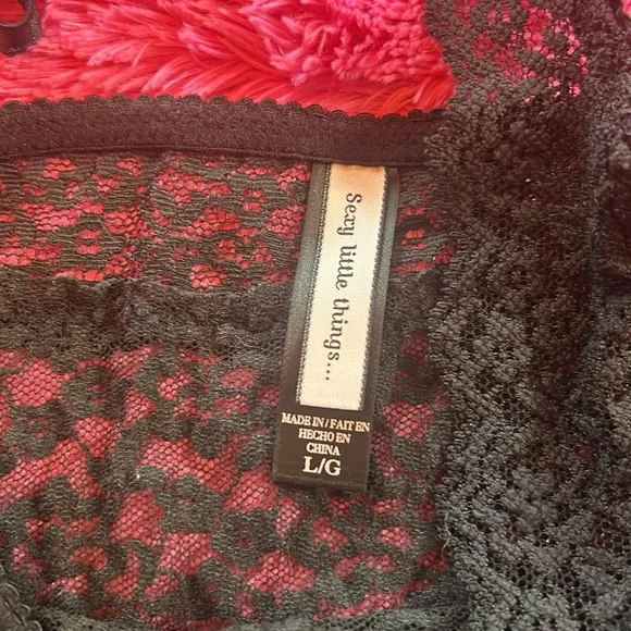 Vintage Victoria’s Secret black lace by sexy little things