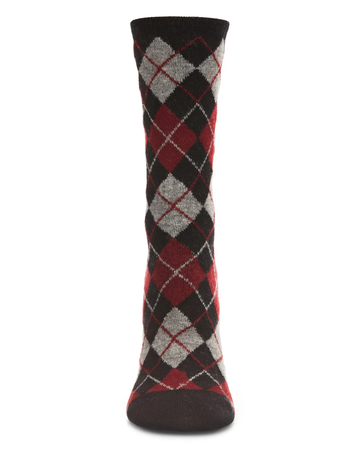 Women's Soft Chevron Trio Cashmere Blend Crew Socks