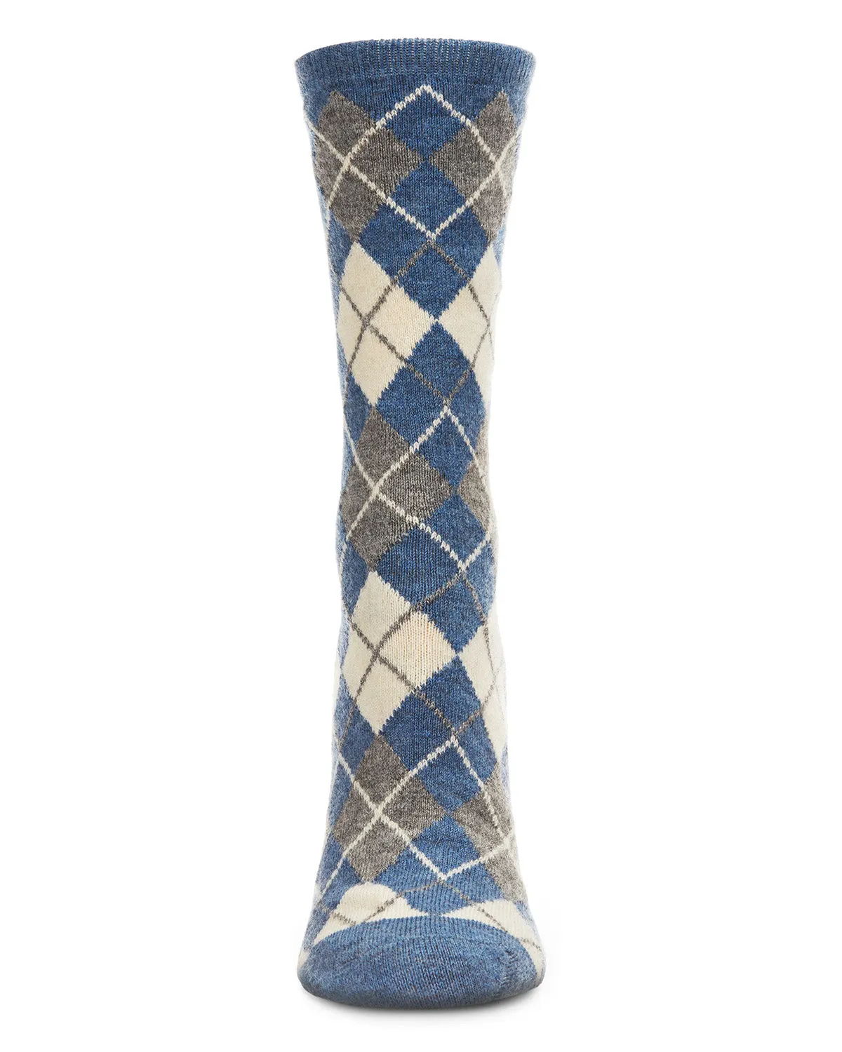 Women's Soft Chevron Trio Cashmere Blend Crew Socks